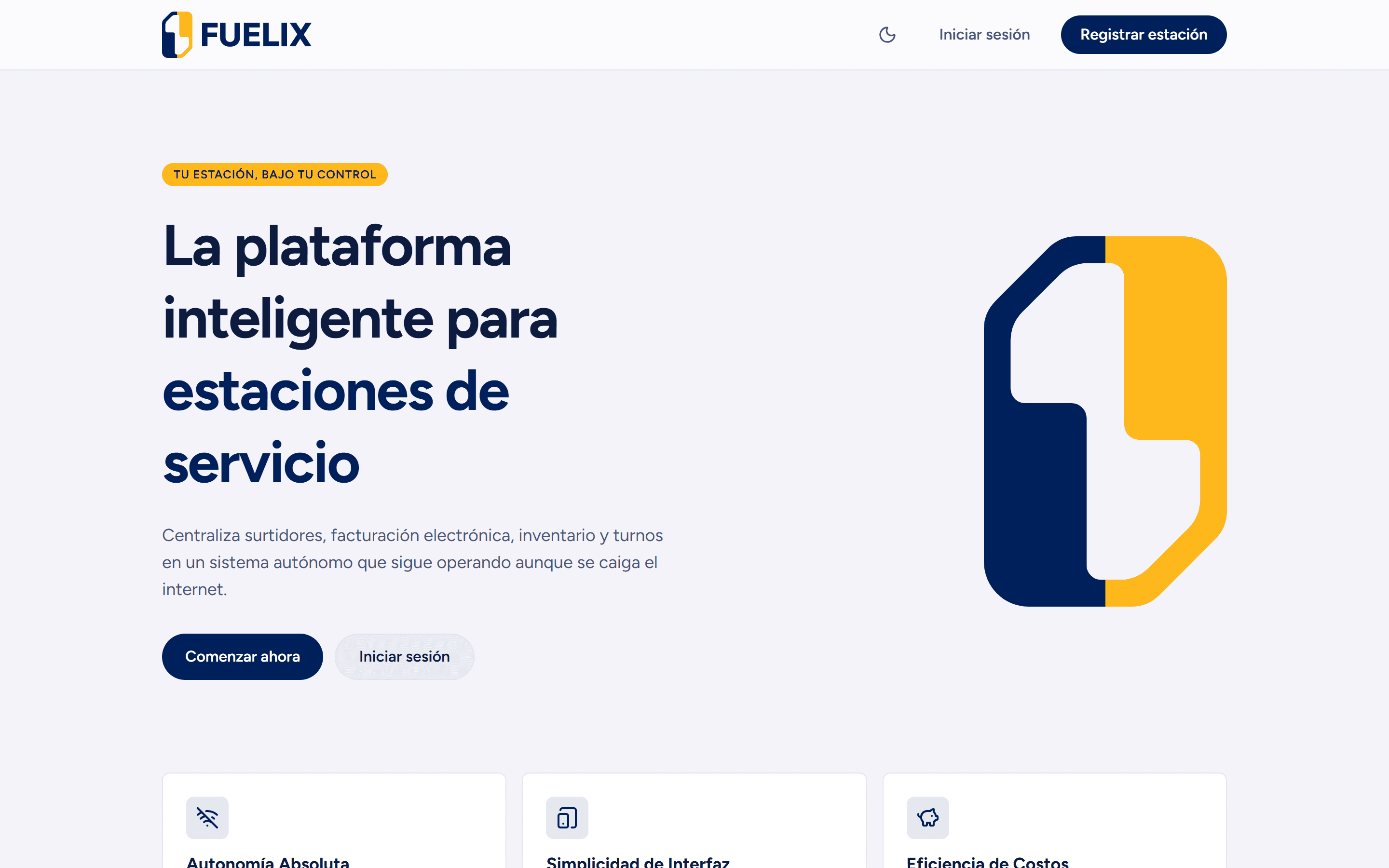 Landing Page: Propuesta de Valor & Forecourt