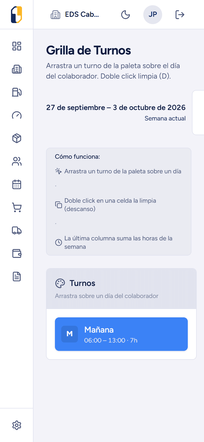 Mobile: Control de Turnos